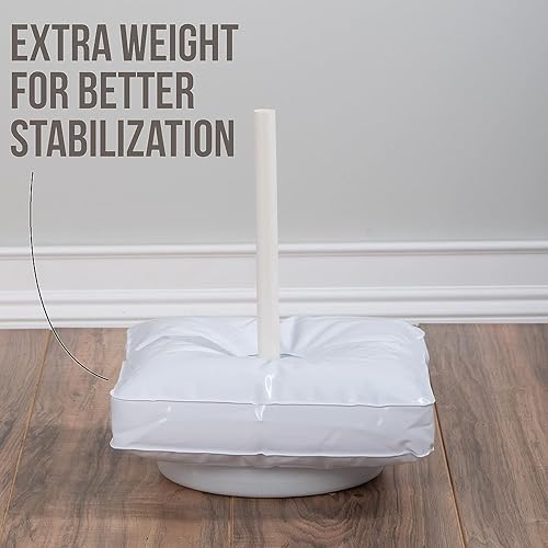 Miniatura 7 de Prextex Kit de arco de globos columna y cuadrado  Soporte de telón de fondo de arco de mesa de globos marco torre soporte kit de herramientas  Otoño