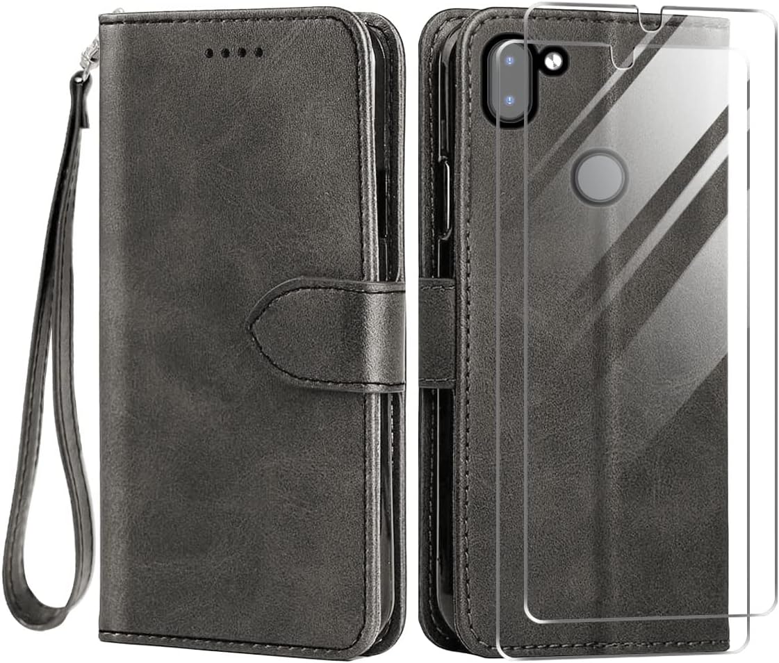 TTYSHTT for Orbic Q10 Case and Tempered Glass Screen