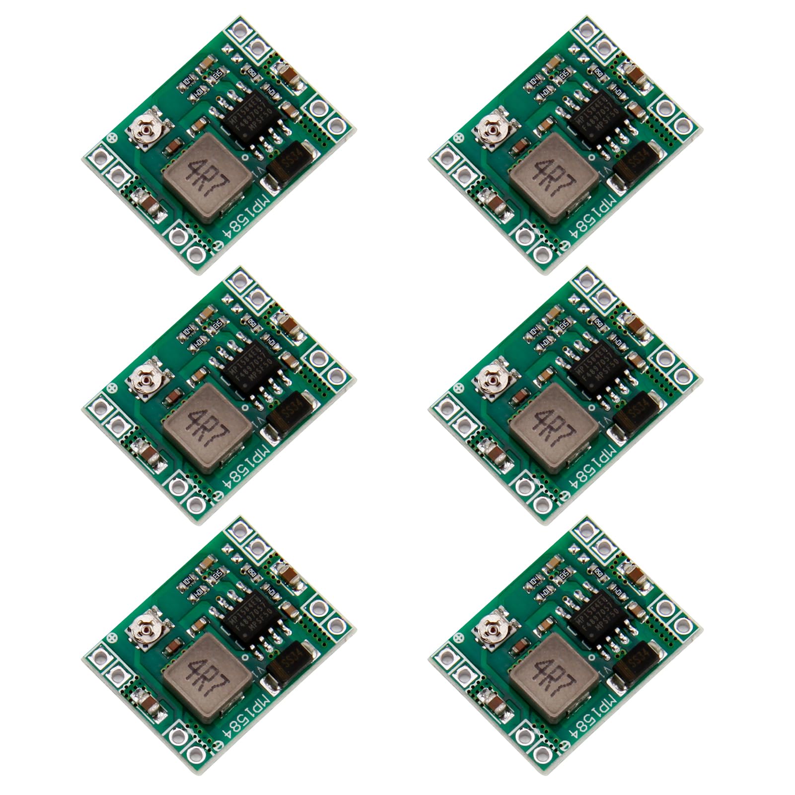 6 Convertisseurs DC-DC Réglables - 4.5-28V Vers 0.8-20V - Module Abaisseur De Tension