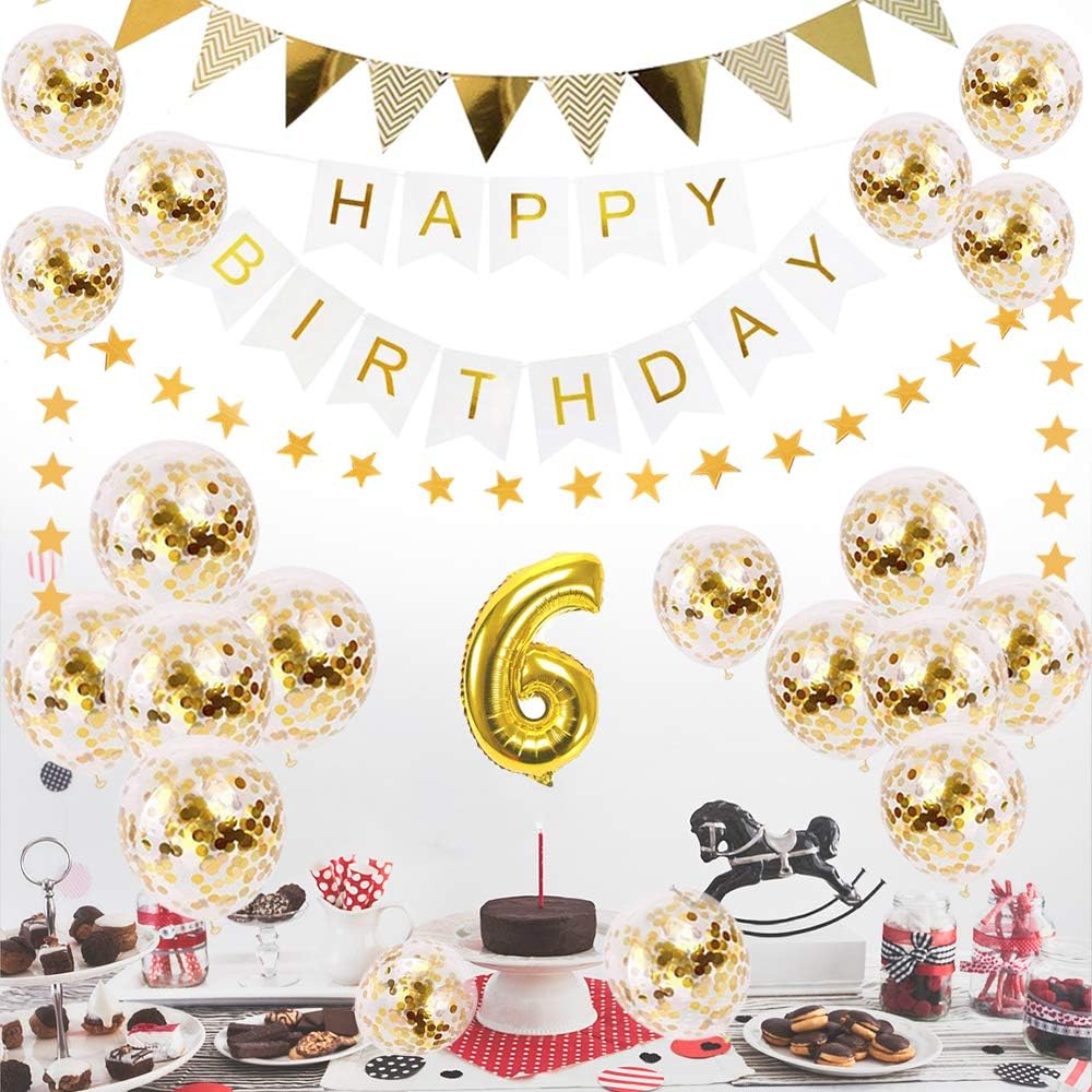 Amazon 6歳 誕生日 飾り付け 22点セット ゴールド きらきら風船飾り Happy Birthday 装飾 華やか おしゃれ バースデー デコレーション 男の子 女の子 1歳 9歳 風船 バルーン おもちゃ Amazon 6歳 誕生日 飾り付け 22点セット ゴールド きらきら風船飾り Happy Birthday 装飾 華やか おしゃれ バースデー デコレーション 男の子 女の子 1歳 9歳 風船 バルーン おもちゃ