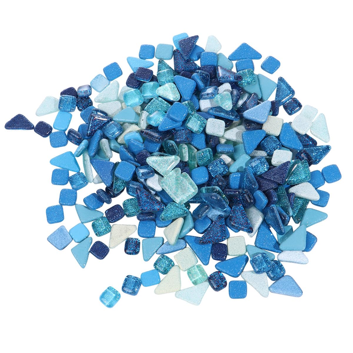 Piedras de cristal azul irregulares para decorar jarrones y mesas con un toque moderno