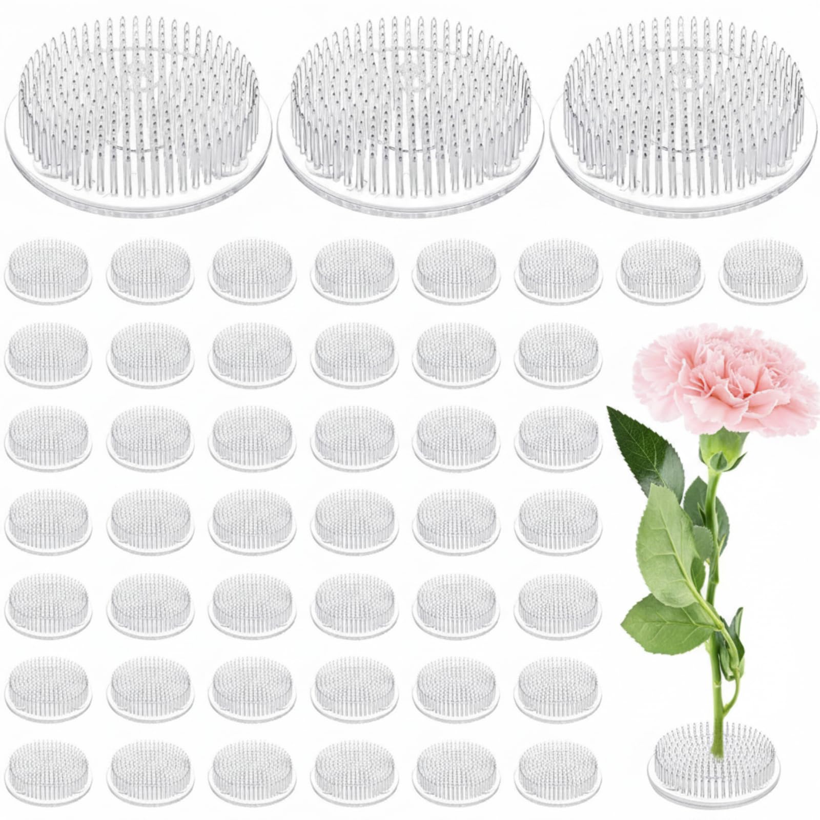 Amazon.com: Waydress 48 Pcs 2.8 Inch Plastic Flower Frog Flower