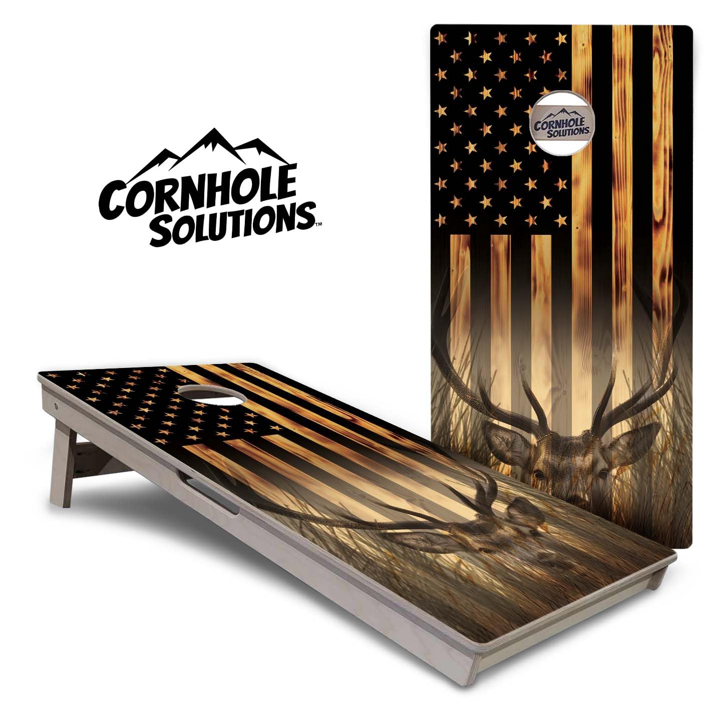 Cornhole Solutions Tournament Cornhole Bundle - Regulation 2'x4' Set 3/4
