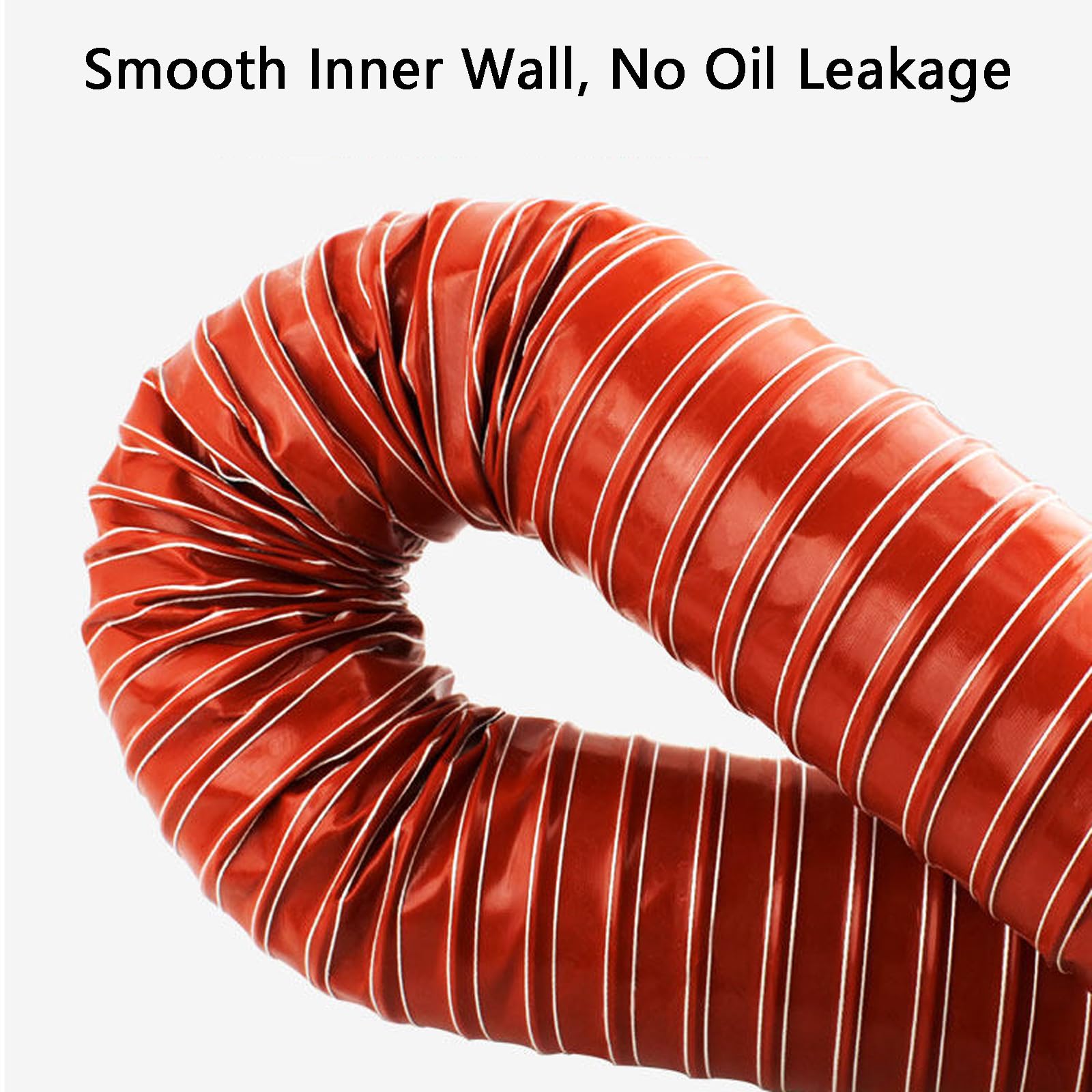 Tubo Aire Acondicionado Portatil,Tubo Aire VentilacióN,ExtraccióN De Aire Acondicionado PortáTil,Manguera De Silicona para Conductos De Aire De Alta Resistencia Al Calors