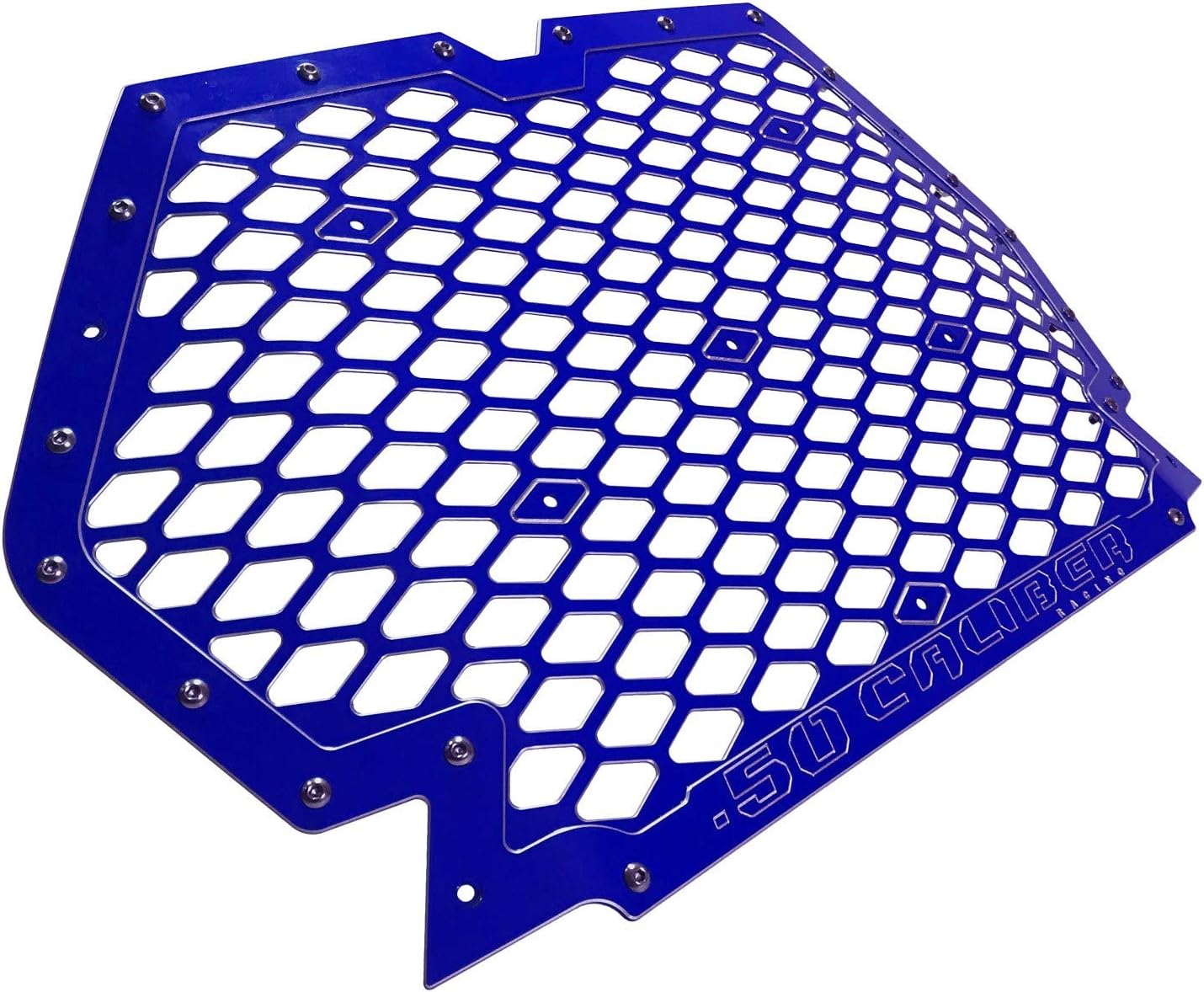 50 Caliber Racing Custom Blue Billet Grille Fits 2019 Polaris RZR XP1000 XP Turbo Turbo S XPT Turbo 2 4 seat models UTV SXS