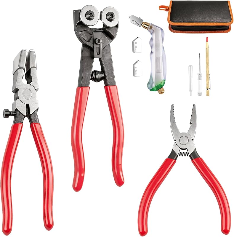 YEYETUO Glass Cutter, 2-20MM Glass Cutting Tool, for Tiles, Mosaics