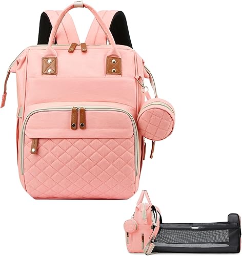 Tandanic Diaper Bag Backpack Baby Diaper Bag with Changing Station Mommy Bag Travel Multifunction Foldable Large Diaper Bags with Changing Pad for disponible en Yaxa Guatemala