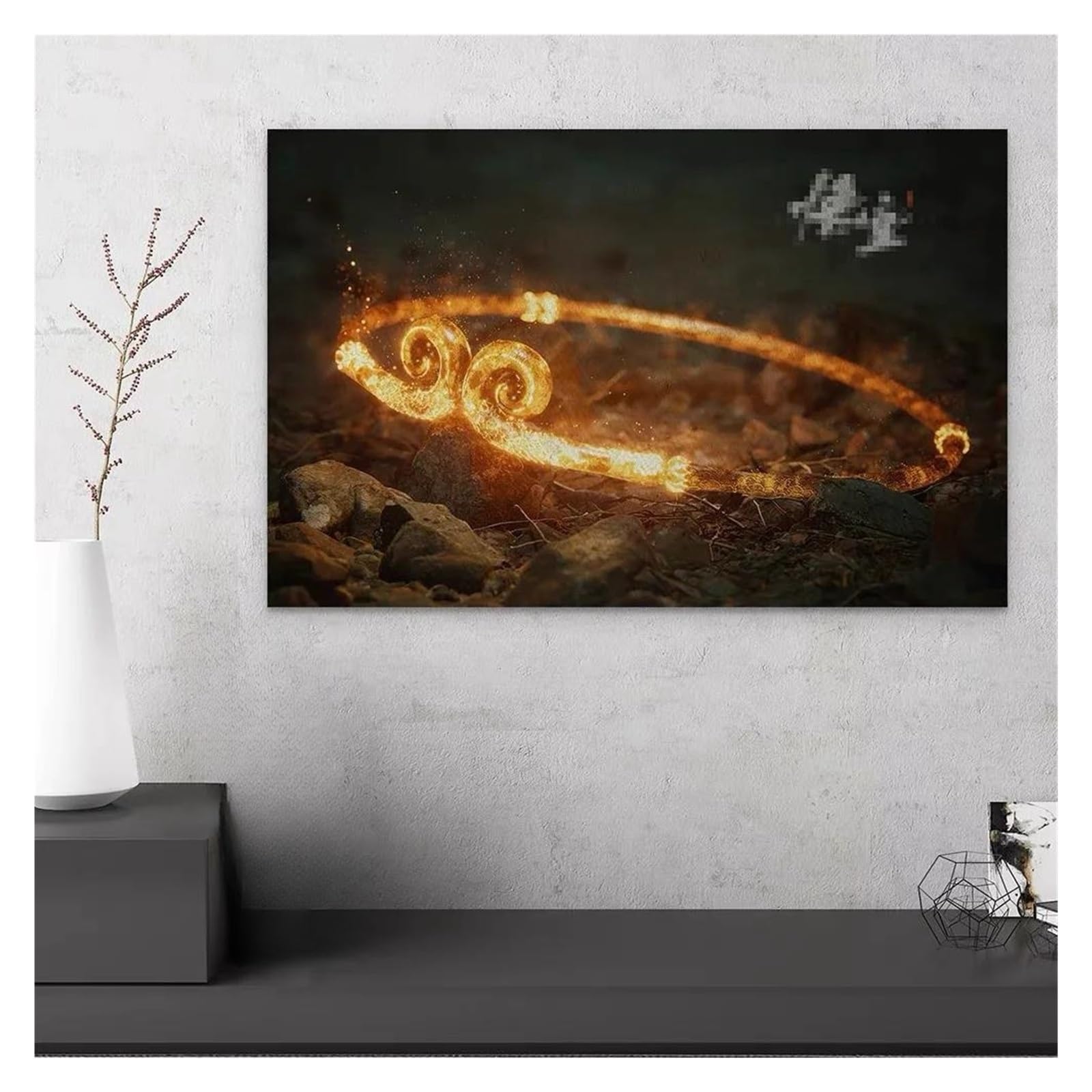 Toile Black Myth Wukong et affiche de jeu vidéo haute définition pour cadre salon et gaming