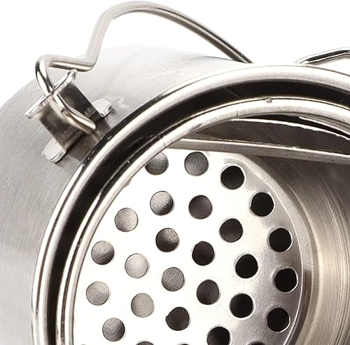 Miniatura 7 de Lavadora de pinceles, limpiador de pinceles de acero inoxidable con contenedor de doble gota, soporte para pinceles de pintura, limpiador de