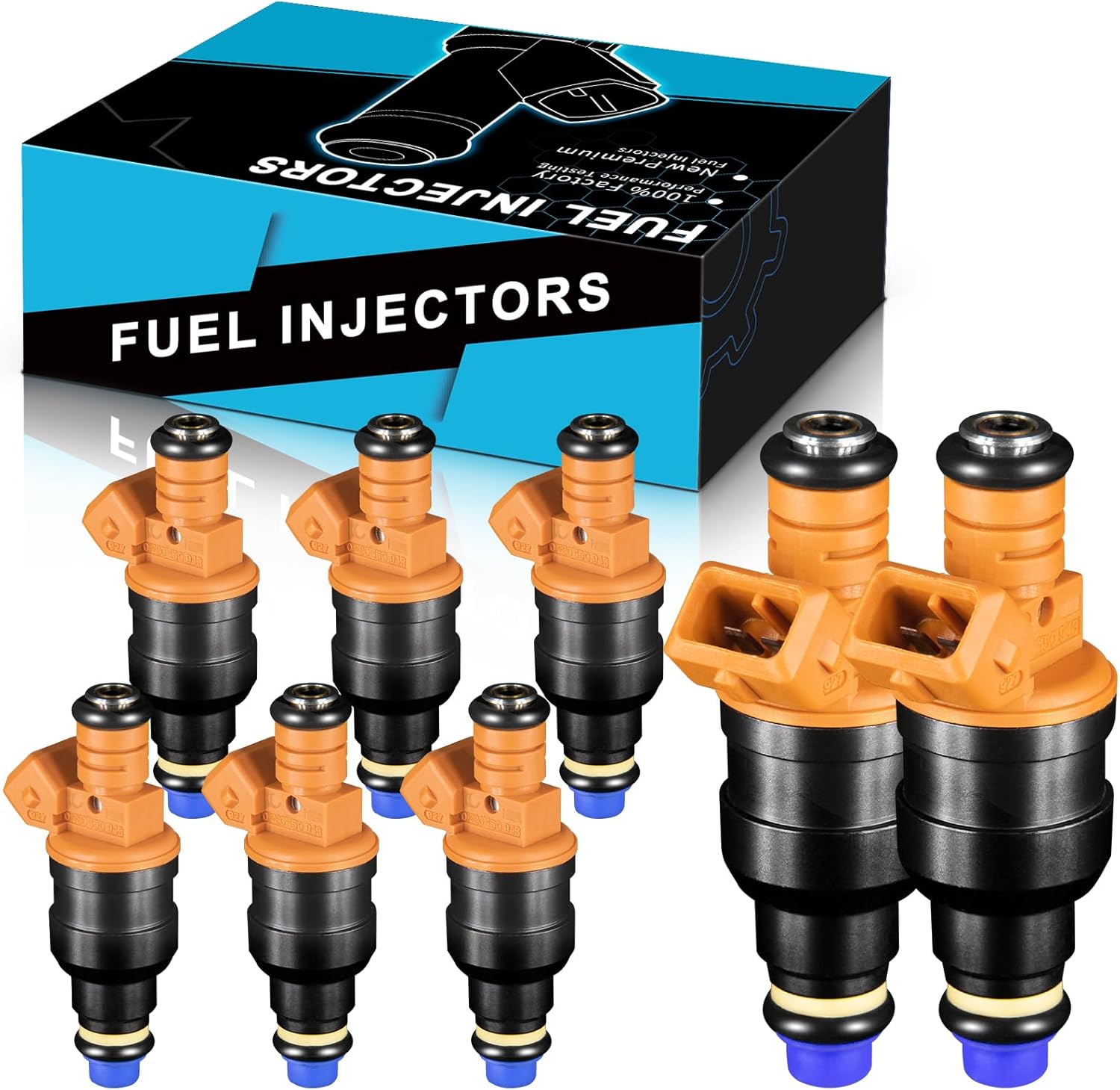 High Performance 0280150943 Fuel Injectors for:-Ford 1993-2003 F150 F250 F350 E150 E250 E350 E450 for:-Mustang Crown Victoria Bronco for:-Lincoln 4.6L 5.0L 5.4L 5.8L 0280150556 (8PCS)