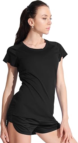 Miniatura 4 de CADMUS Camisetas de Entrenamiento para Mujer para Correr Yoga Camisetas de Secado Rápido Paquete de 3