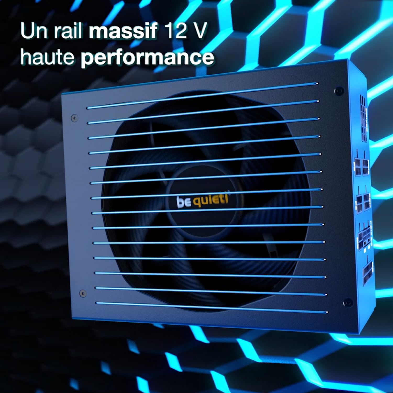 be quiet! Straight Power 12 1000 W Bloc d’Alimentation, Certification 80 Plus Platinum, ATX 3.1 entièrement Compatible avec Les Cartes Graphiques PCIe 5.1, Ventilateur Silent Wings Ultra Silencieux