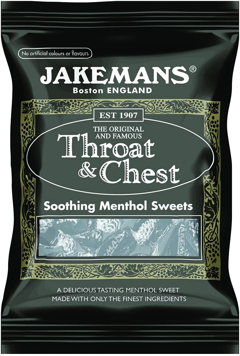 Jakemans Throat and Chest Bags 100g (Pack of 10)