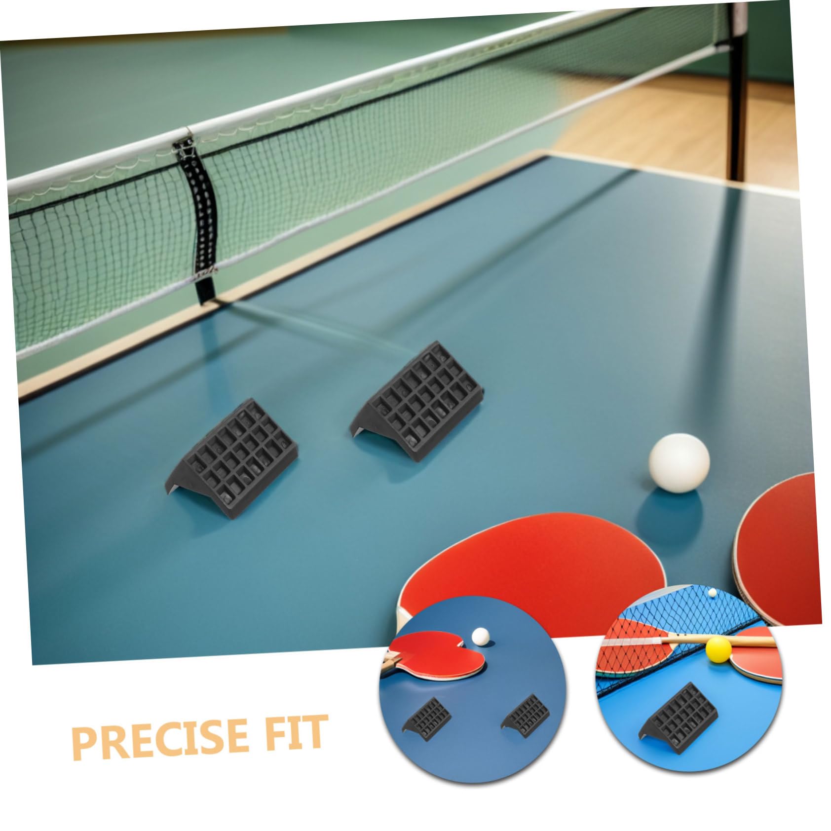 TOYANDONA 12 Stück Teiliges Tischtennis-Tisch Eckenschutz Schwarz Stoßfeste Kunststoff-Ecken für Starke Indoor-tische Kindersicherer Kantenschutz mit Elastischem Aufprallschutz für