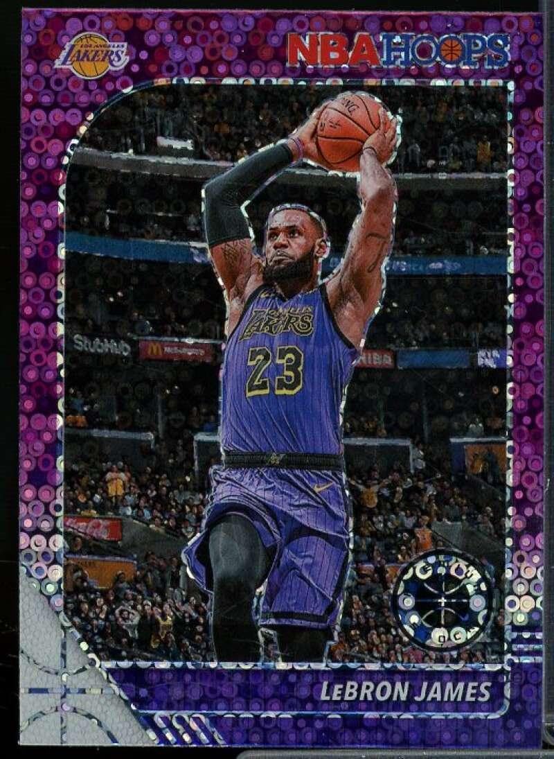 LeBron James Card 2019-20 Hoops Premium Stock Prizms Disco #87 - Unsigned Basketball Cards