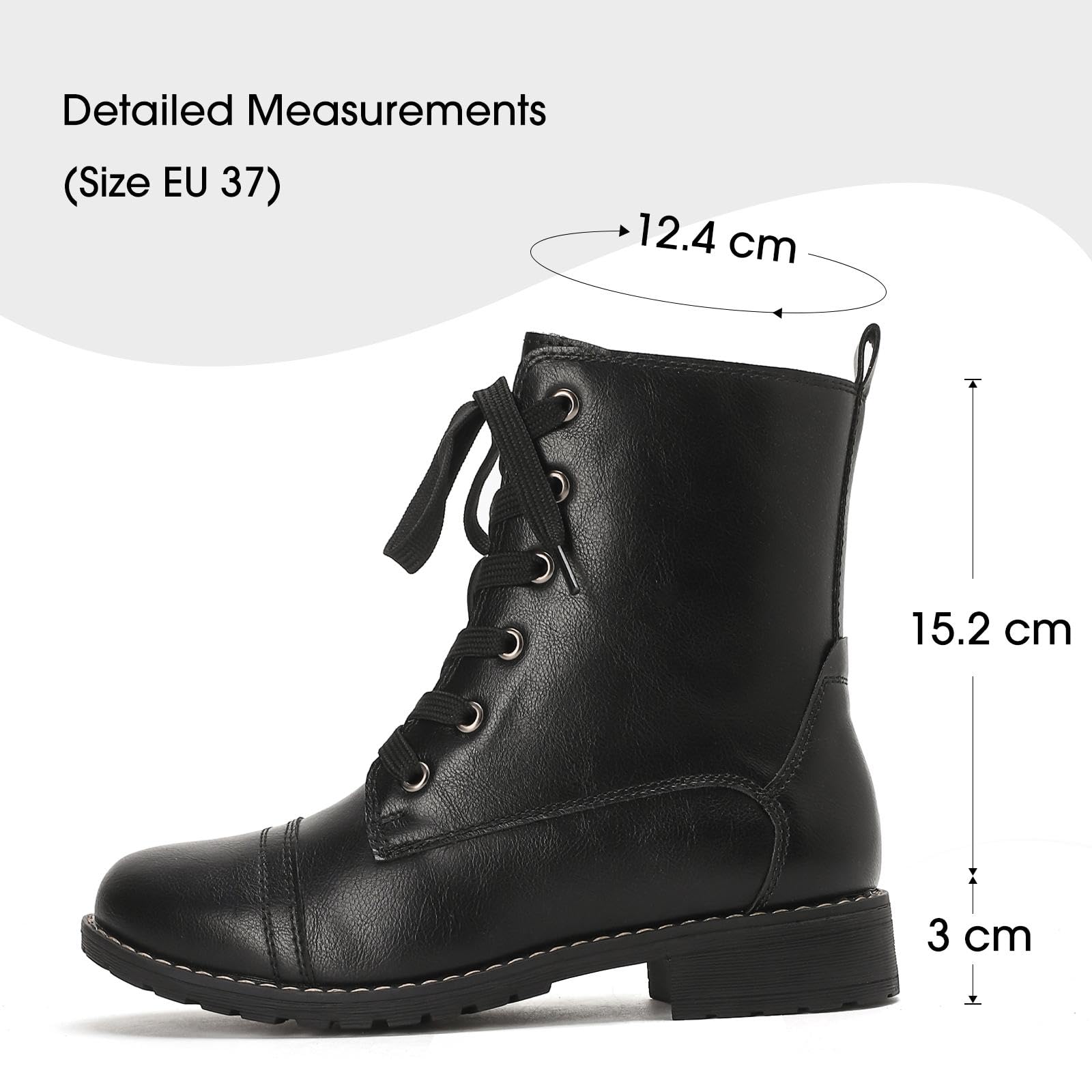 Putu Buty Damskie Buty Na Zamek Błyskawiczny Sznurowane Modne Buty Damskie Antypoślizgowe Do Codziennego Miejskiego Noszenia 36-41