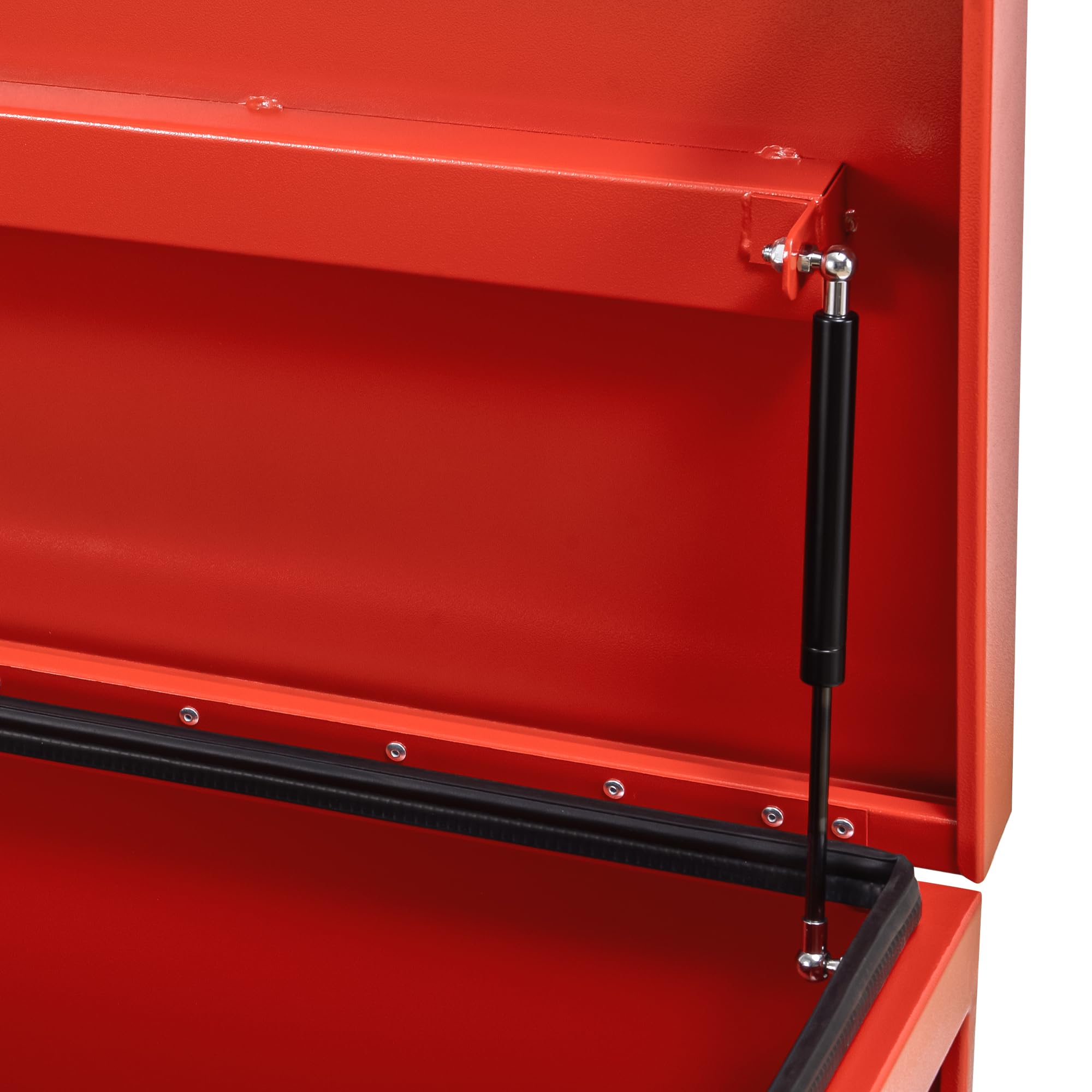 Stahl Werkzeugkasten Für Schwerlast Lkw Ladeflächen, Tür Mit Doppelseitigen Hydraulikstangen Für Anhänger-Lkw-Pickups Abschließbar Truckbox Werkzeugbox Aufbewahrungsbox (120 x 50 x 60 cm)
