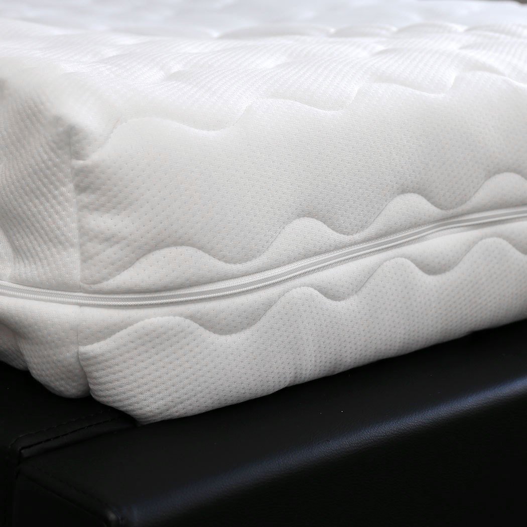G BETTWARENSHOP – Ersatz Matratzenbezug – waschbarer Matratzenschoner mit Reißverschluss – Allergiker geeignet – Doppeltuch Bezug versteppt 90x200 cm, 20 cm Kernhöhe