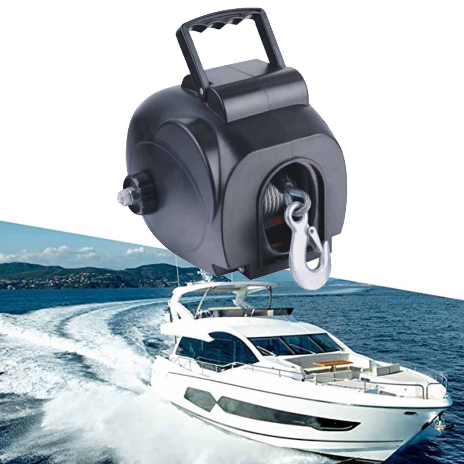 Buy 3500 LBS Boat Electric Anchor Winch Marine Saltwater Anchor