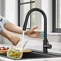 Vista 15 de Kraus Oletto - Grifo de cocina contemporáneo con un solo mango extraíble en cromado, KPF-3104CH