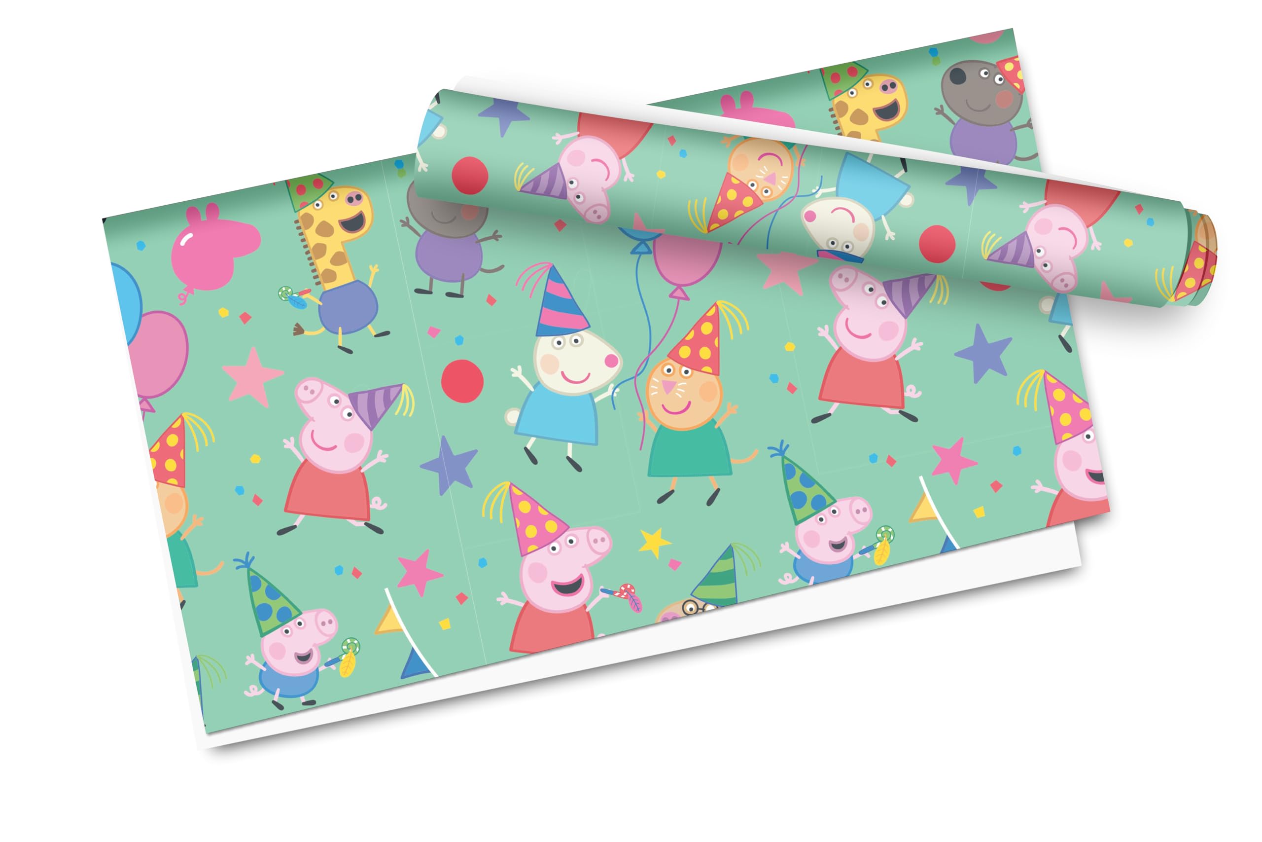 Carta da regalo per compleanno di Peppa Pig, rotolo da 4 m