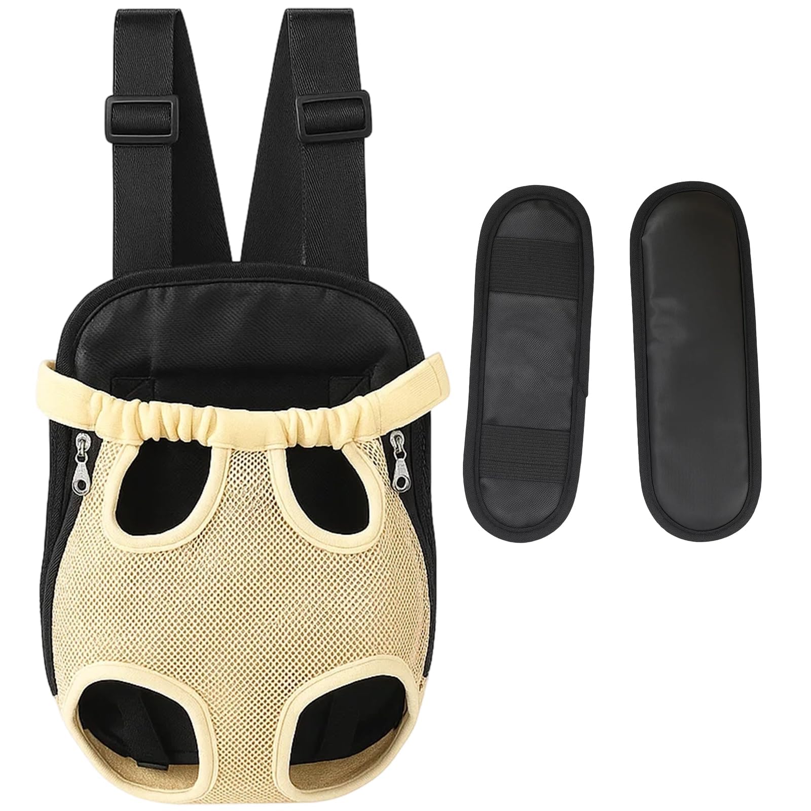 Photo 1 of 1 Pack (Suitable for 8-14 pounds) Pet Backpack Carrier, Adjustable Pet Front Carriers with Shoulder pad,Comfortable Chest Harness for Small to Medium Dogs,Durable Fabric(Size L)