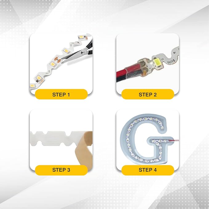 Tira LED flexible 12V 5 metros luz blanco neutro miniatura 6