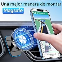 Vista 3 de Kaistyle Soporte de coche Magsafe 20 imanes fuertes: soporte magnético para teléfono de automóvil, soporte para teléfono de automóvil, soportes