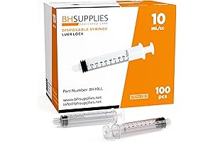 BH Supplies Prefilled Saline Syringes
