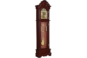 Coaster Home Furnishings Grandfather Clock with Chime: Timepiece Elegance for Living Rooms