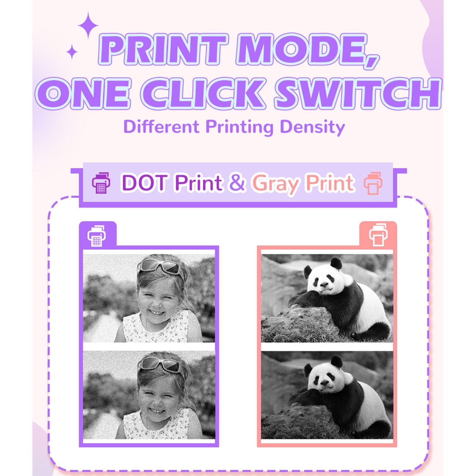 Fotocamera a stampa rapida per bambini con doppia lente da 48 e stampa termica per fotografie creative e divertenti giocattoli fotografici