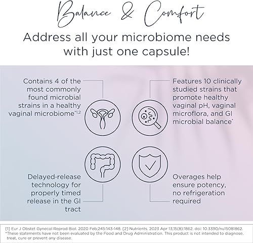 Miniatura 3 de Designs for Health ProbioMed - Probiótico vaginal y paquete de apoyo UT, probiótico para mujeres (30 cápsulas) para la salud intestinal y el pH