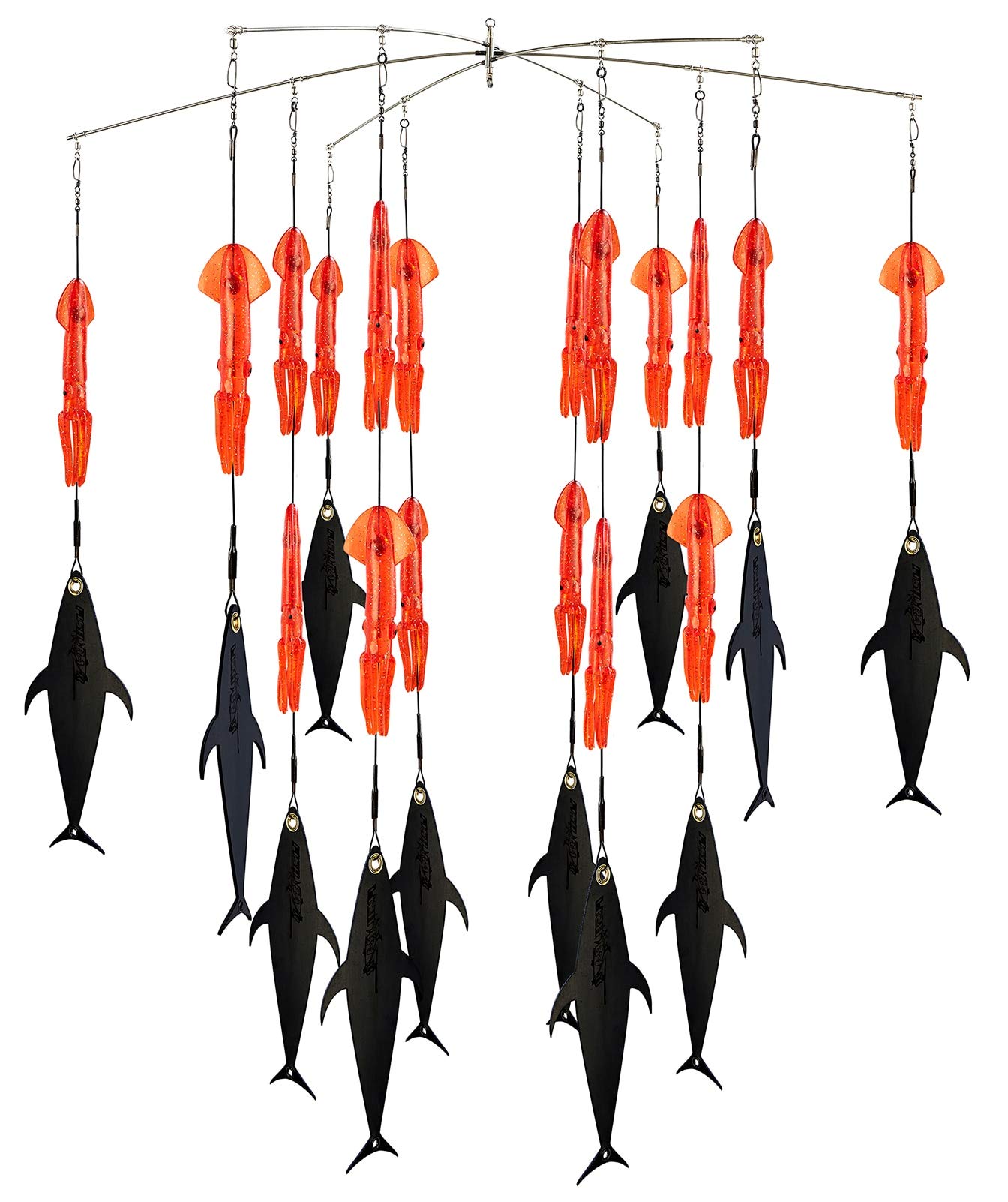 Fish Razr Fish Razr Flapz and Squid Dredge Offshore Teaser Fishing Lure Bait 38 '