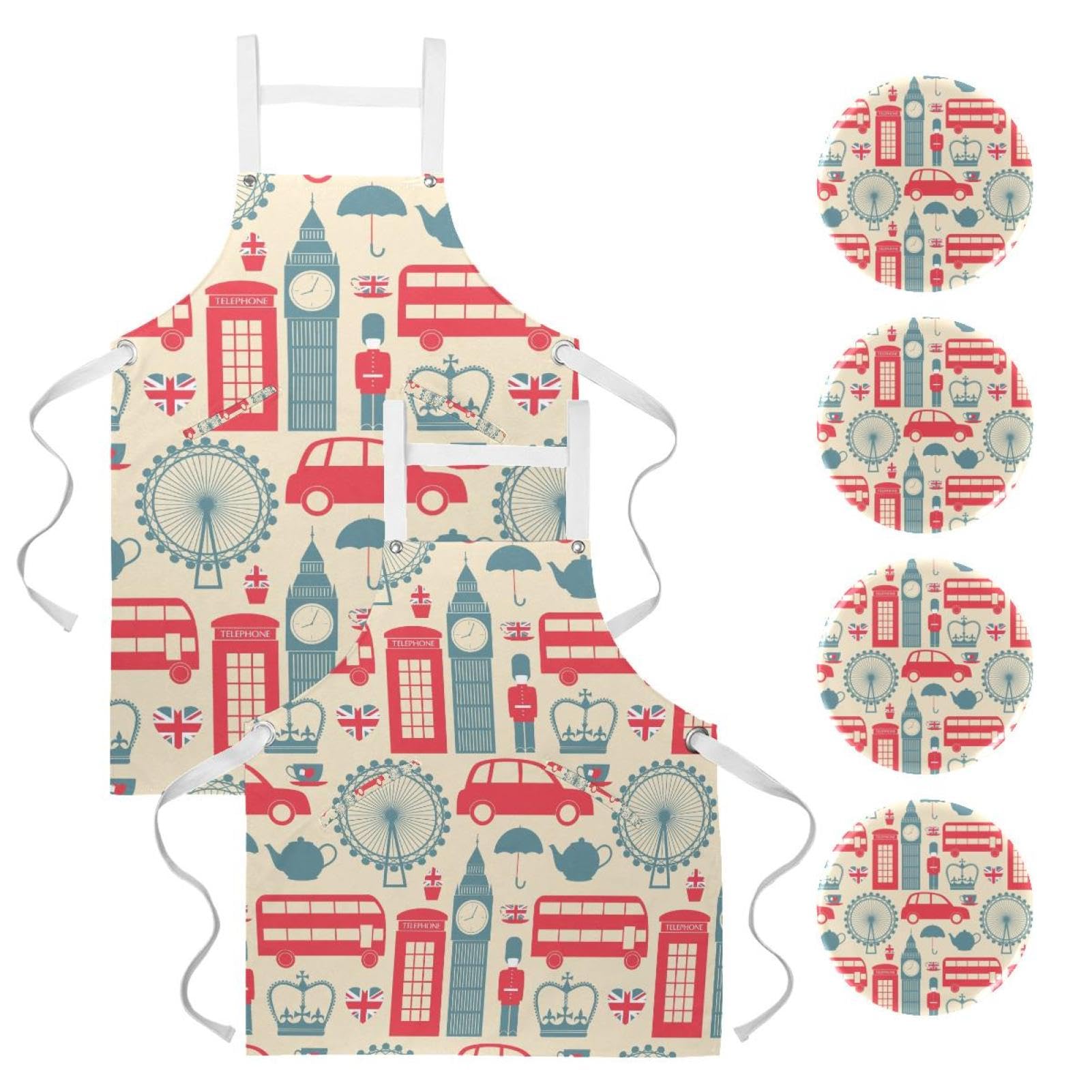 Tablier de cuisine et de service pour éviter les taches de cuisson - 7