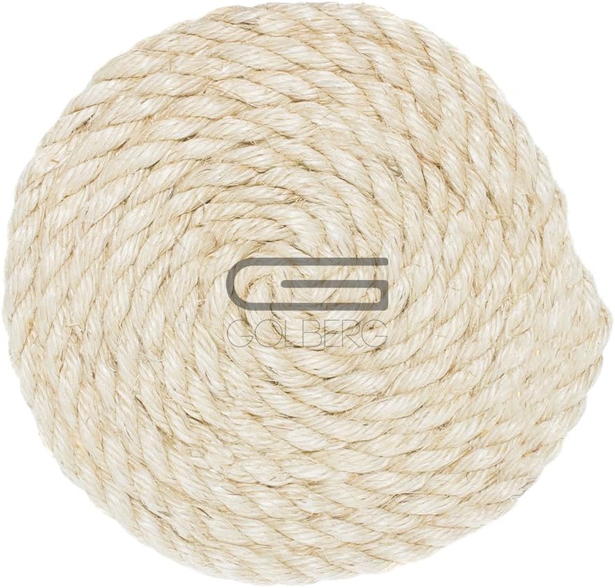 Bеѕt Cуbеr Dеаlѕ 🔥 Golberg Twisted Sisal Rope (1/2 Inch x 100 Feet)