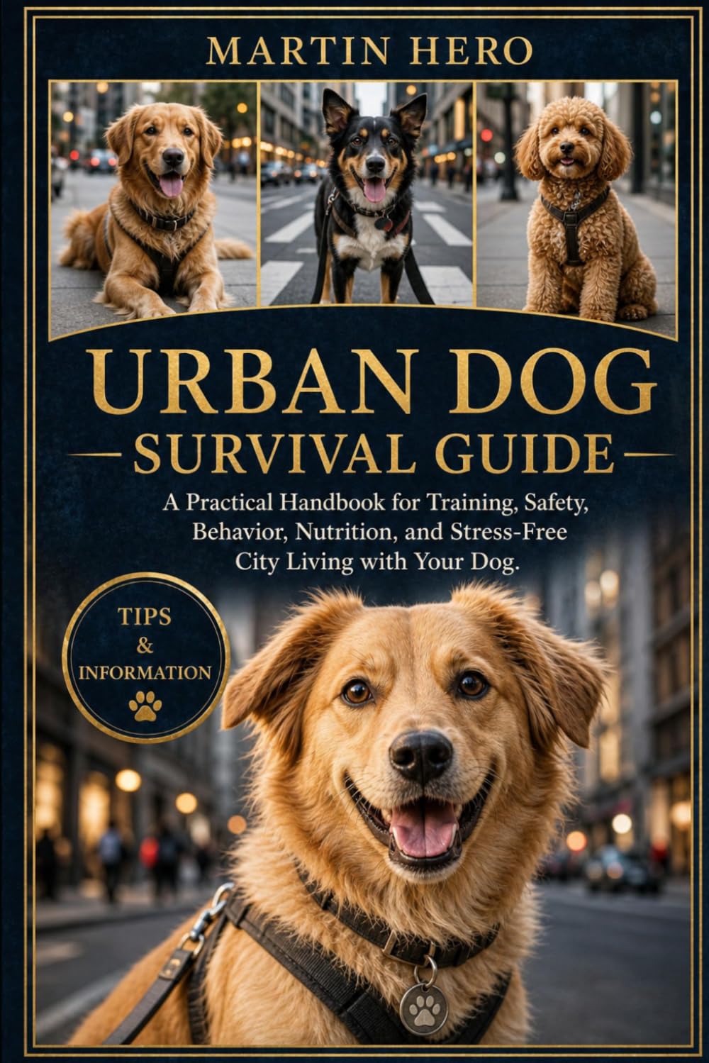 URBAN DOG SURVIVAL GUIDE: A Practical Handbook for Training, Safety, Behavior, Nutrition, and Stress-Free City Living with Your Dog.