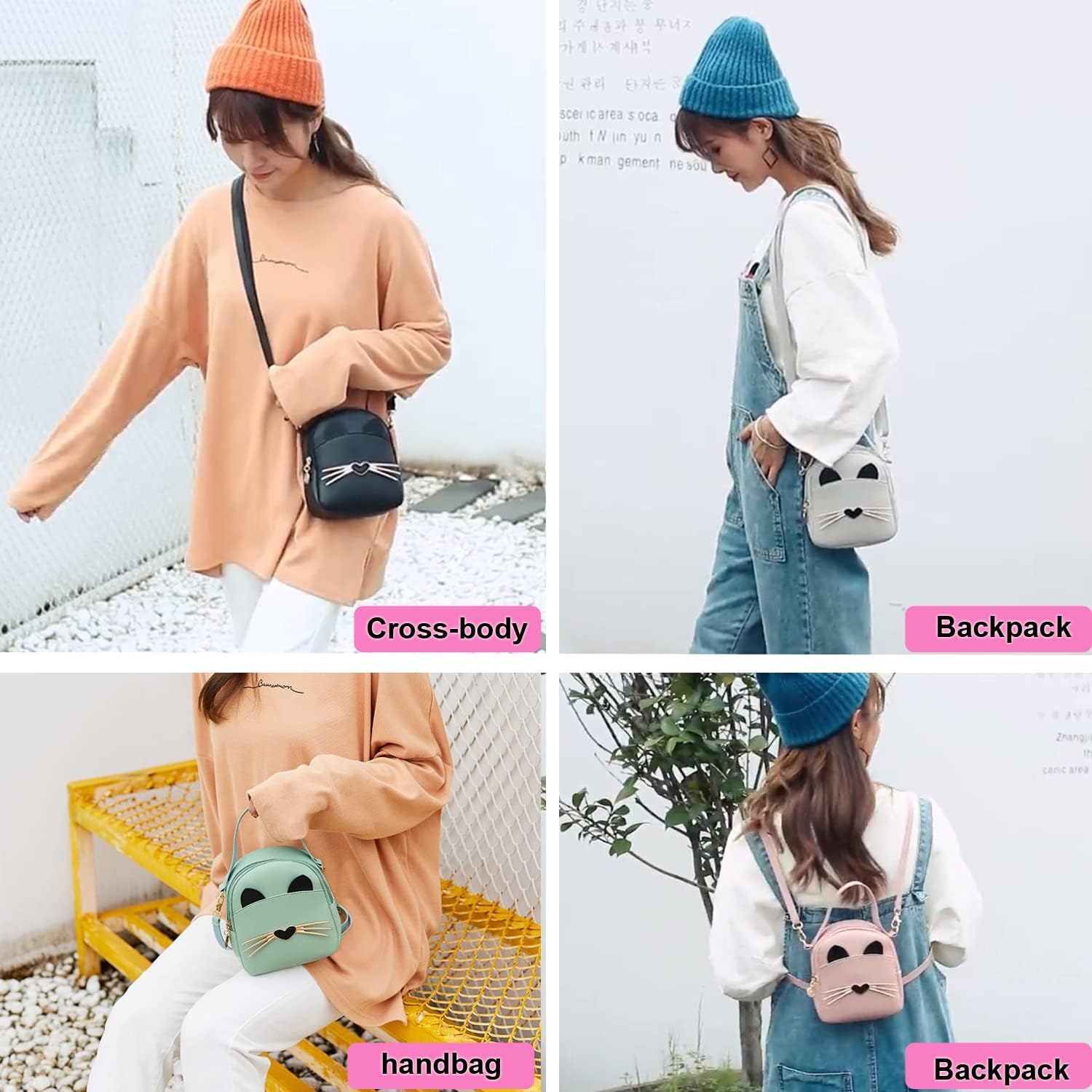 Girl Mini Shoulder Bag Handbag,Cute Stylish Casual Bag Multiple Ways of Carrying Princess Bag for Girls Gift Birthday - Image 2