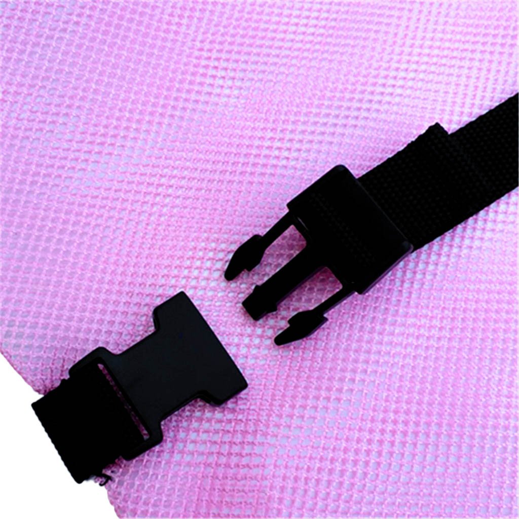 Sharplace Netzbeutel Mesh Kordelzug Tasche Netztasche Flossentasche für Tauchen Schnorcheln Schwimmen Ausrüstung, Rosa