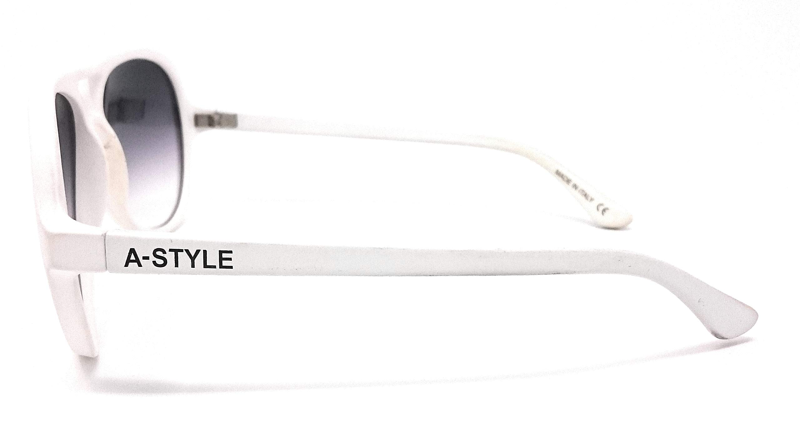 A-Style OCCHIALI DA SOLE UOMO DONNA AS 017 BIANCO 03