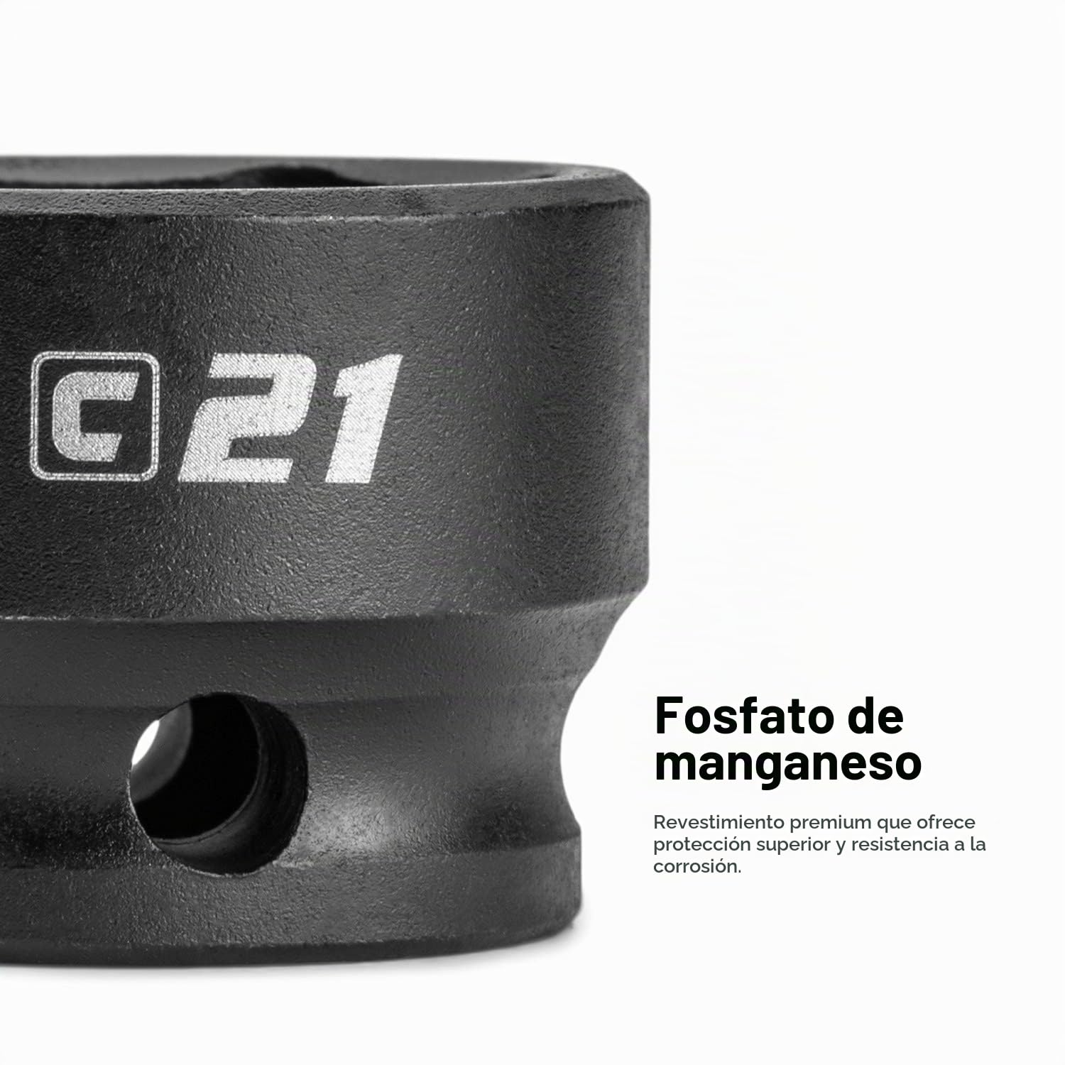 Capri Tools, Juego de llaves vaso de impacto gruesas, métrico, 9,5 mm