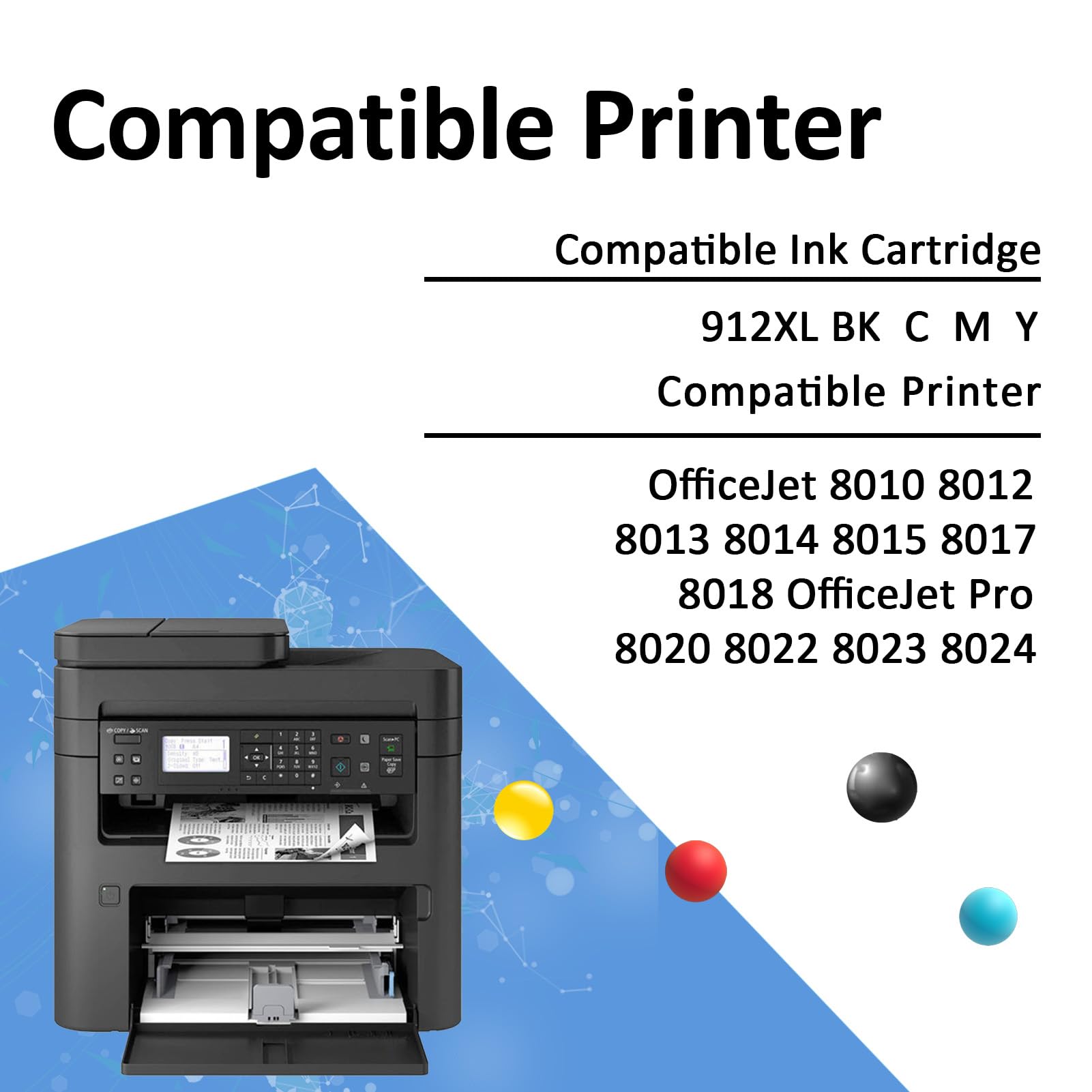 Cartuccia Inchiostro HP 912 XL Magenta Originale – Per OfficeJet 8012 8013 8014 8015 8022 8024