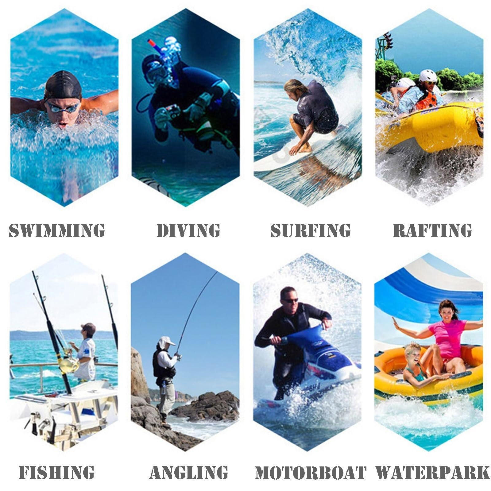 Unisex Portable Kamizelka do wędkarstwa muchowego z Neoprenu Wysoką Pływalnością dla Snorkelingu Surfingu Pływania Sportów Wodnych