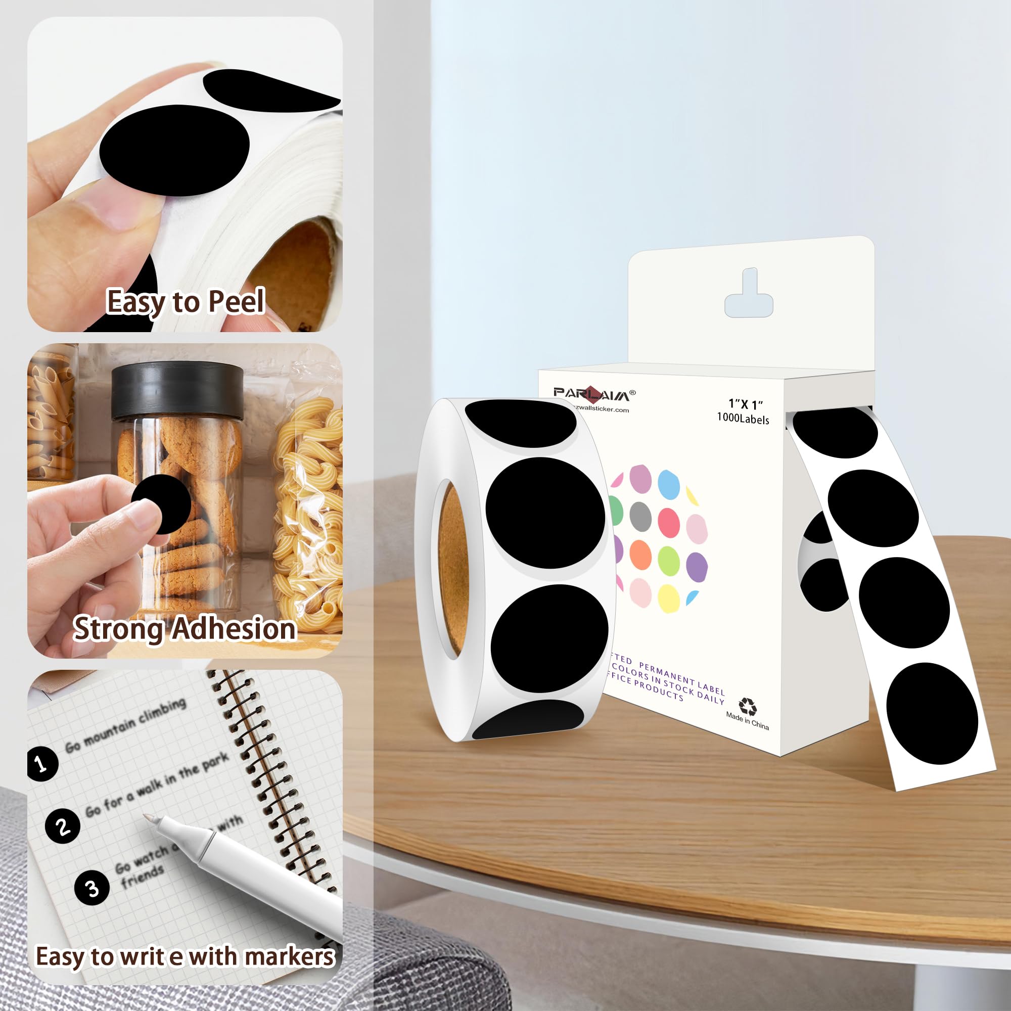 3/4" Color-Code Dot Stickers - 1000 Labels/Dispenser Box - View #5