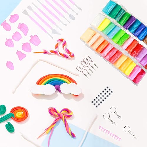 Miniatura 2 de Abandon Air Dry Modeling Clay36 colores aire seco modelado suave arcilla para niños hacer limoso plastilina DIY arte manualidades coloreado modelado