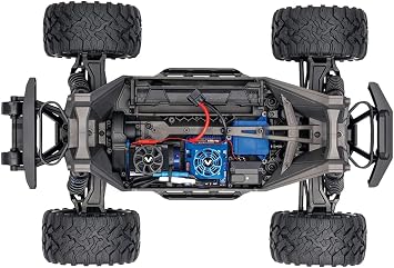 Traxxas Maxx 1/10 4WD VXL (TQi, TSM, No Batt, No Chgr) Orange with leds
