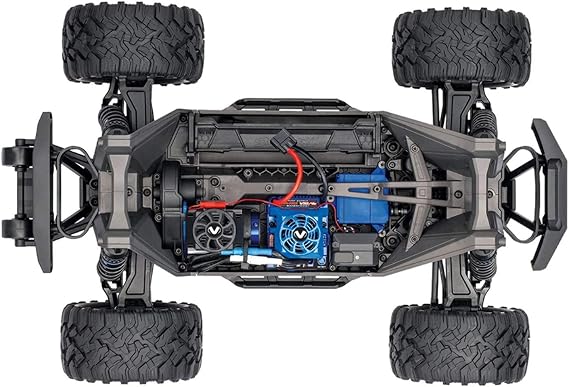 Traxxas Maxx 1/10 4WD VXL (TQi, TSM, No Batt, No Chgr) Orange with leds