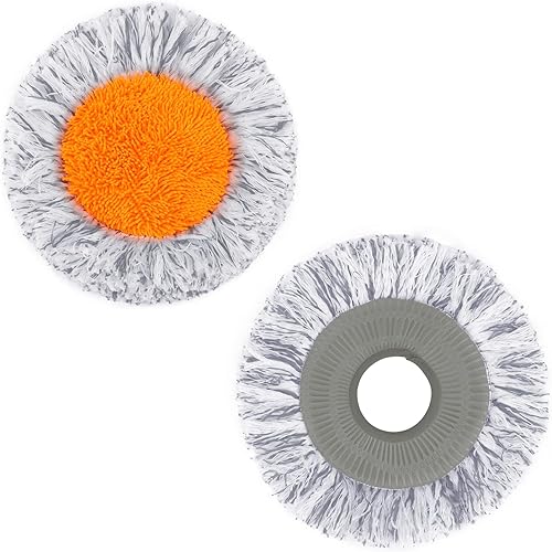 Almohadillas de microfibra para trapeador de polvo, cabezales de repuesto compatibles con Tilldawn de limpieza de pared ajustable, repuestos de