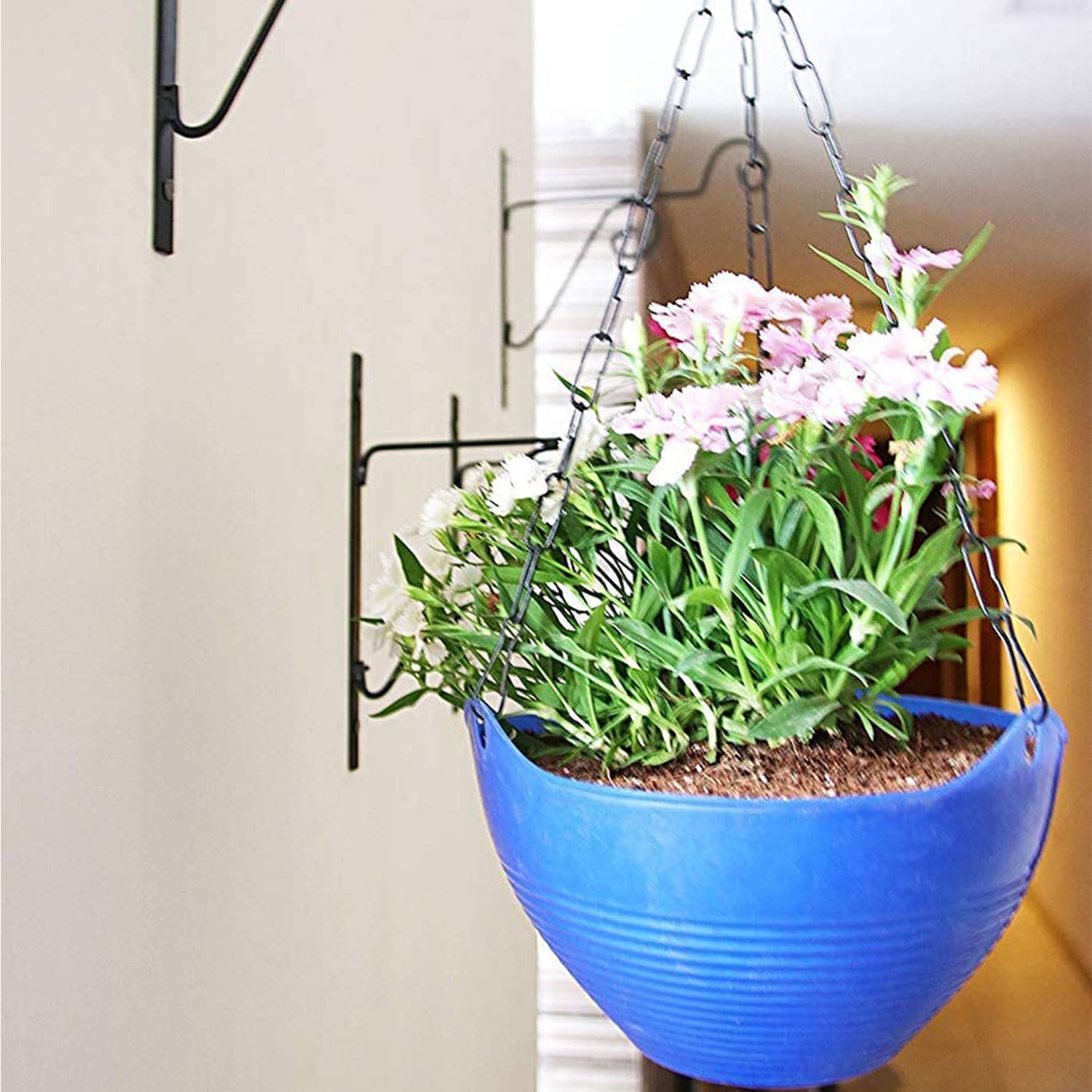 Mr. Carve Replacement Hanging Chains 14 Inches for Hanging Garden Planters | Pack of 10 | Black - Image 5 thumbnail