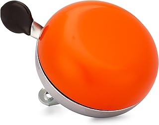 Kickstand Cycleworks Classic Beach Cruiser Ding Dong Bicycle Bell - Orange