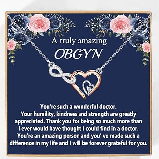 OBGYN Gifts Obstetrician Gynecologist Jewelry with Message Card A Truly Amazing OBGYN Jewelry Midwife Delivery Nurse Appreciation Gfits